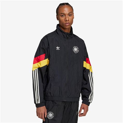 Adidas Originals Germany Track Top Black Mens Replica Prodirect