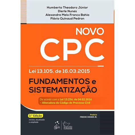 Livro Novo Cpc Fundamentos E Sistematiza O Submarino