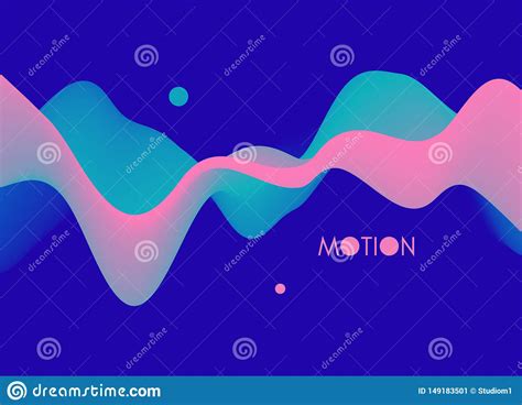 Fondo Ondulato Astratto Con I Colori Moderni Di Pendenza Progettazione