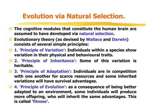 Ppt Evolutionary Psychology Lecture 2 What Is Evolutionary