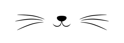 Vector Flat Cat Heart Nose Vector Art At Vecteezy