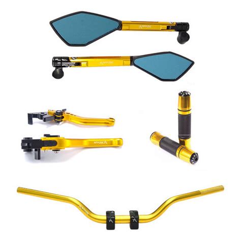 Kit Guidão Naked Manopla Retrovisor Manete Cb f Cb Cargo Shopee Brasil