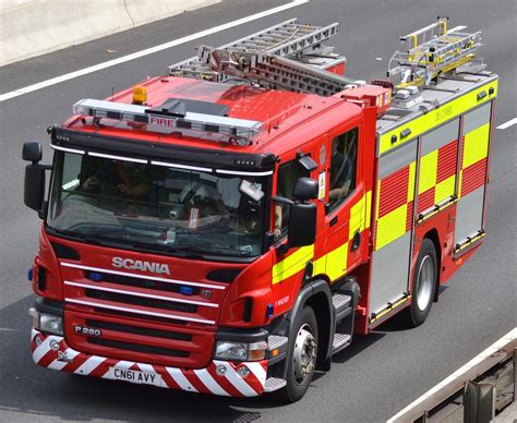 Scania P280 Fire Engine Operated By The South Wales Fire S Flickr