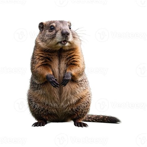 Ai Generated Groundhog Isolated On Transparent Background 36397922 Png