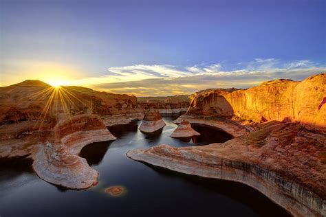 Reflection Canyon Sunrise Photograph by Dustin LeFevre