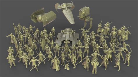 Archivo 3d Star Wars Legion Miniatures Megapack ⭐ ・diseño De Impresión