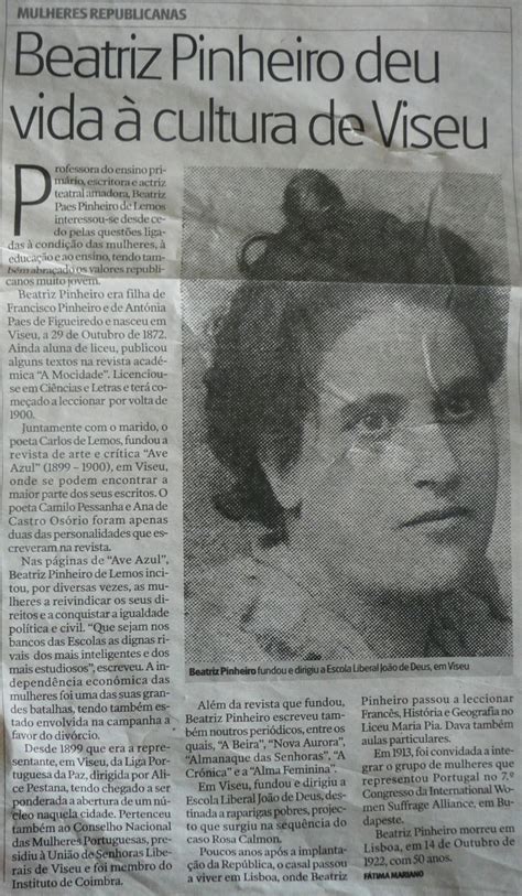 revista de arte e crítica de viseu Beatriz Pinheiro deu vida à