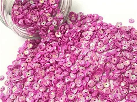 Light Pink Metallic Round Circular Plastic Sequins Wholesale At Rs 849