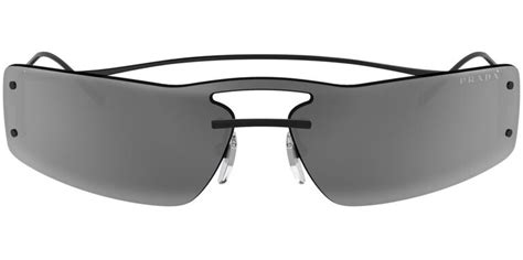 Prada Rectangular Rimless Shield Eyedictive