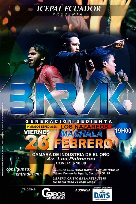 Barak En Vivo En Machala Ecuador 26 Febrero 2016 Eyc Cristianos