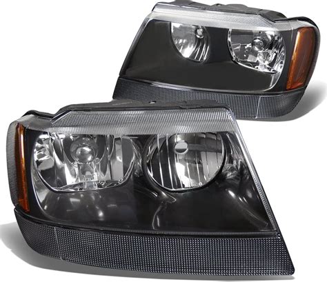 Dna Motoring Hl Oh Vwje Ch Par De Faros Delanteros Cromados Estilo