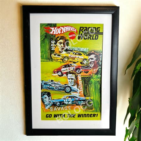Vintage Snake Mongoose Hot Wheels Redline Poster X Vintage Drag Racing X Not Framed