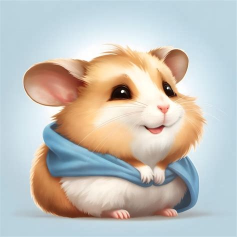 Premium Ai Image Hamster Illustration Ai Generative