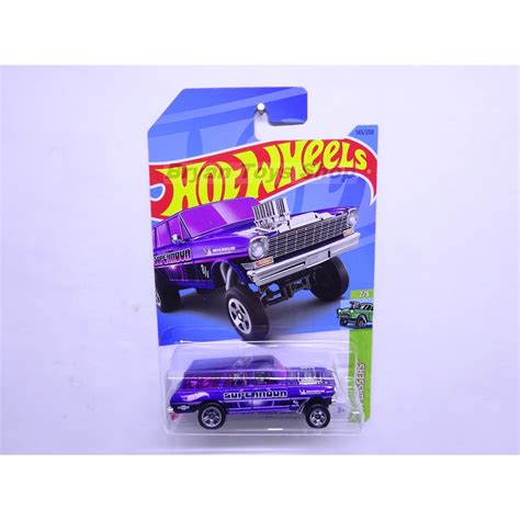 Jual Hot Wheels Nova Wagon Gasser Ungu Shopee Indonesia