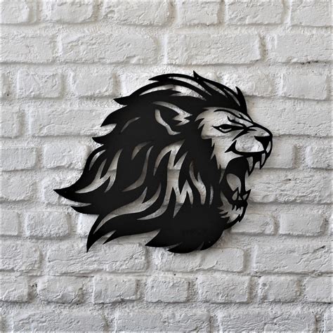 Lion Digital File For Laser And Cnc Dxf Ai Svg Eps Laser Etsy Canada