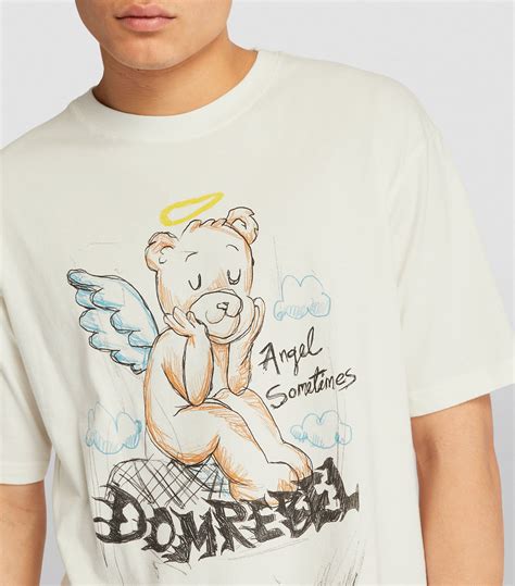 Mens Domrebel White Angel Bear T Shirt Harrods Uk