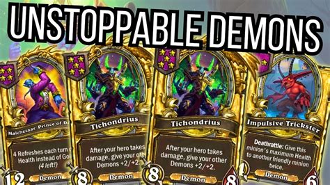 Unstoppable Demons Double Golden Tichondrius Malchezaar And Trickster