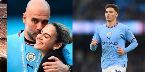 The unexpected reaction of Pep Guardiola s daughter with Julián Álvarez