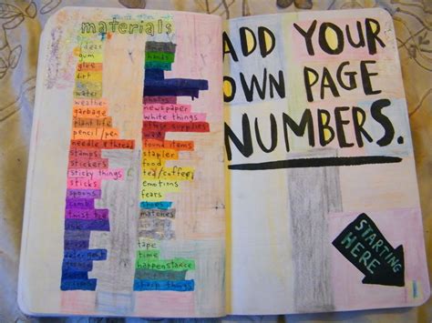 Wreck This Journal Page Numbers Wreck This Journal Journal