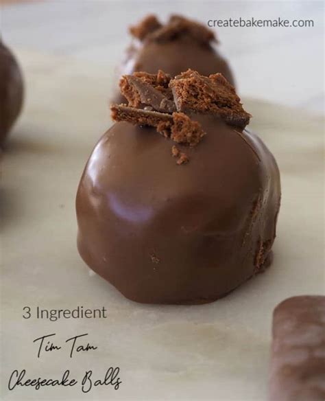 Tim Tam Cheesecake Balls