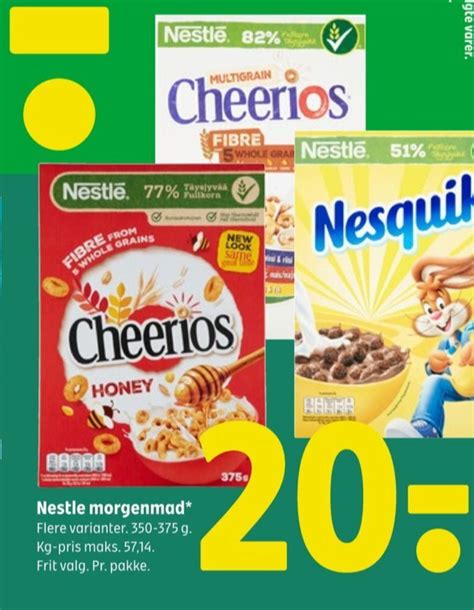 Cheerios Morgenmadsprodukt Tilbud Hos Coop