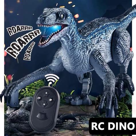 T L Commande De Dinosaure Rc Jouets Pour Gar Ons Dinosaures De