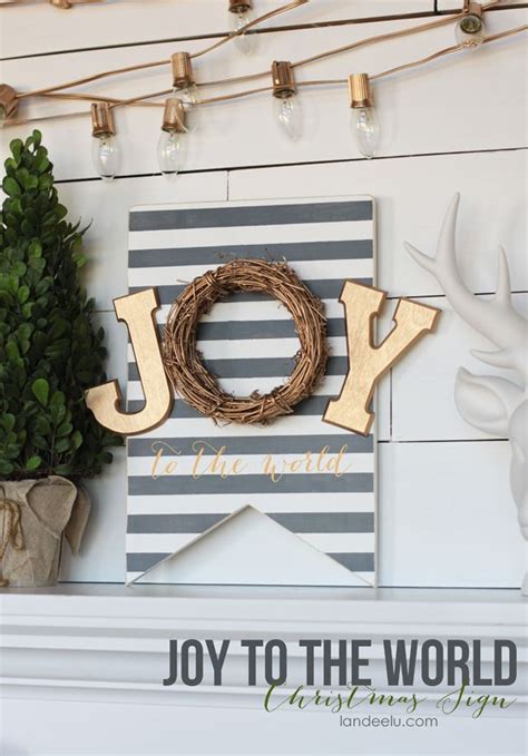 31+ JOY sign and decor ideas - Lolly Jane