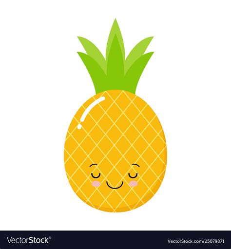 Cartoon Faces Cartoon Characters Pineapple Face Emoticon Faces