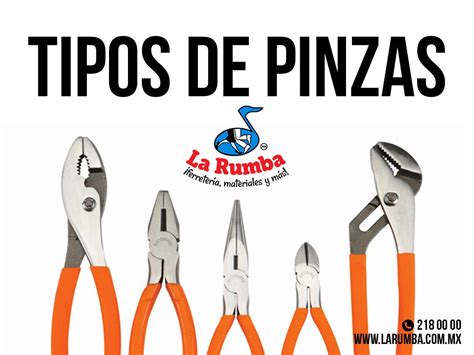 conoce los tipos de pinzas  hay ferreteria la rumba