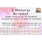 Profes Papel Tijera Memorys De Sumes Targetes Per Memory