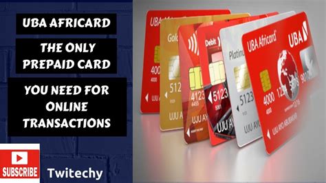 UBA Africard The Only Prepaid Card You Need For Online Business YouTube