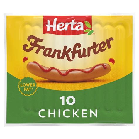 Herta Chicken Frankfurters Hot Dogs | Ocado