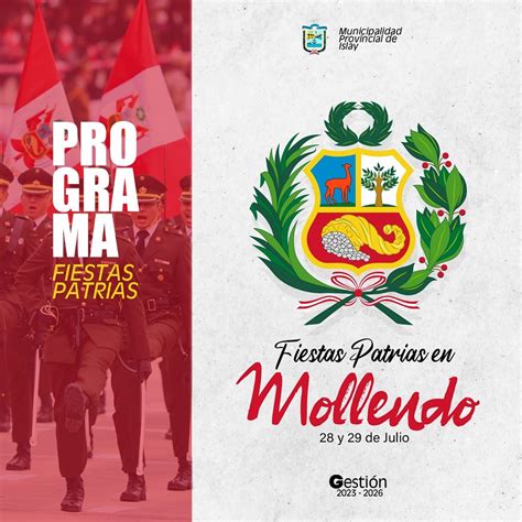 Programa De Fiestas Patrias 2023 Mollendo