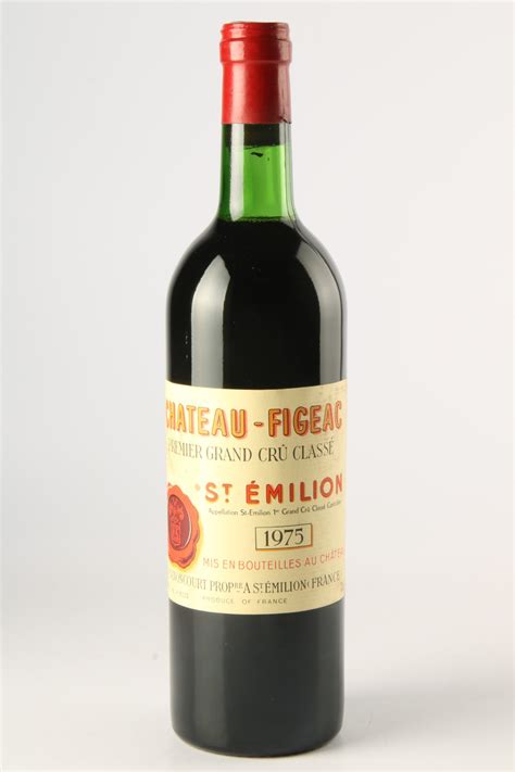 Vin 1975 CHÂTEAU FIGEAC 1975 Saint Emilion Vin ancien SoDivin