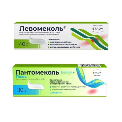 Набор Левомеколь мазь 40г + Пантомеколь Плюс крем 30г по специальной ...