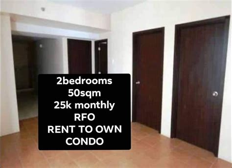 Rfo 2br 50sqm Rent To Own Connected To Mrt Boni Ave Property For