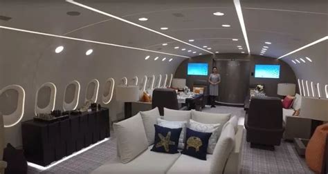 Inside The Worlds Most Luxurious Private Jet Complete With Huge En