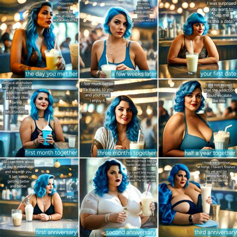Blue milkshakes addiction by PhiliaAdipo on DeviantArt