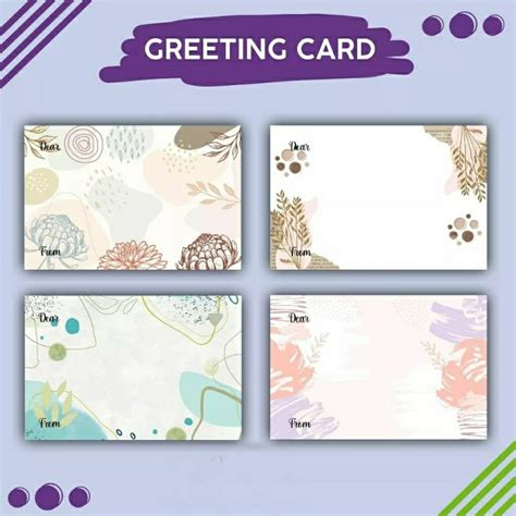 Jual Pcs Kartu Ucapan Polos Greeting Card Shopee Indonesia