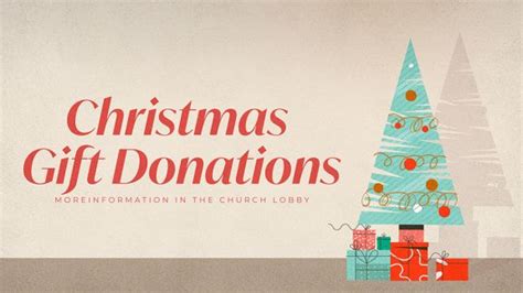 Christmas Gift Donations - Ministry Pass