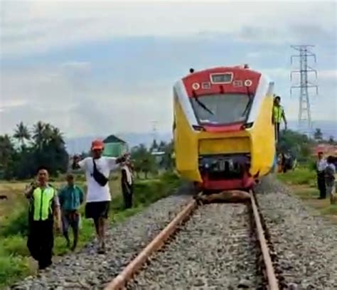 Kereta Api Tabrak Dua Sapi Milik Warga BPKA Sulsel Malah Peringatkan