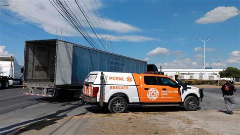 Niña muere tras ser arrollada por tractocamión en Apodaca Telediario