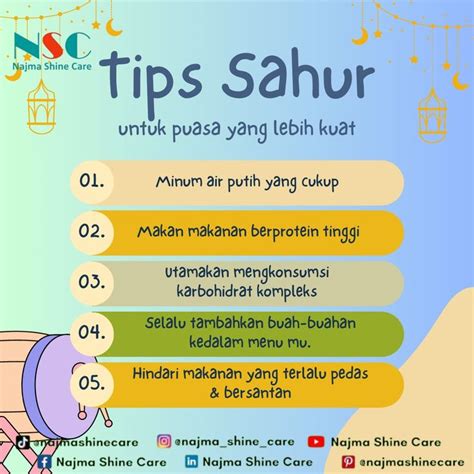 Nikmati Sahur Dengan Menu Yang Tepat Untuk Puasa Yang Lebih Kuat