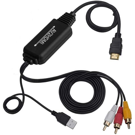 Digitnow Rca To Hdmi Converter Cable Av To Hdmi Adapter Cable Cord 3