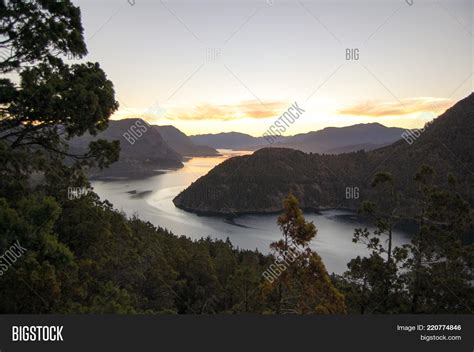 Sunset Over Lake Andes Image & Photo (Free Trial) | Bigstock