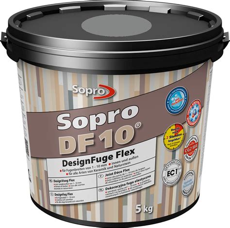 Mortier Joint Sopro DF 10 Gris 5 Kg Indoor By Capri