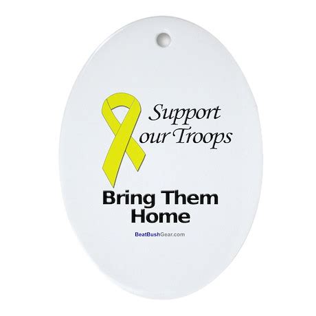 "SOT - Bring Them Home" Oval Ornament by beatbushgear