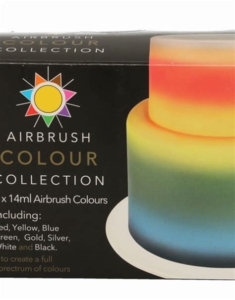 Sugarflair Airbrush Colour Collection X Ml Fun With Cakes