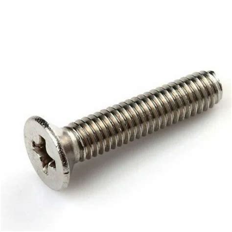 Round Full Thread Stainless Steel Countersunk Head Screw Material