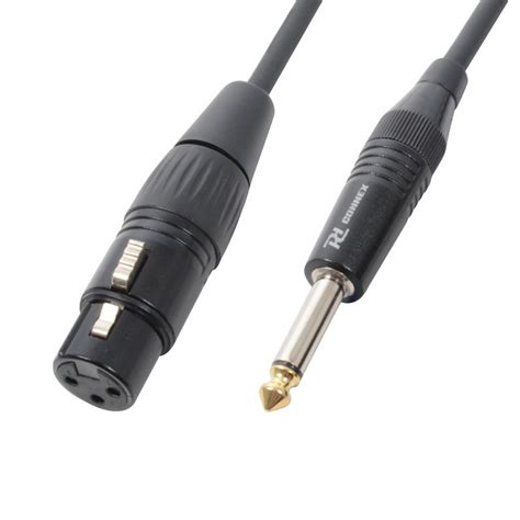 Pd Connex Pin Female Xlr To Mm Mono Jack Plug Cable M